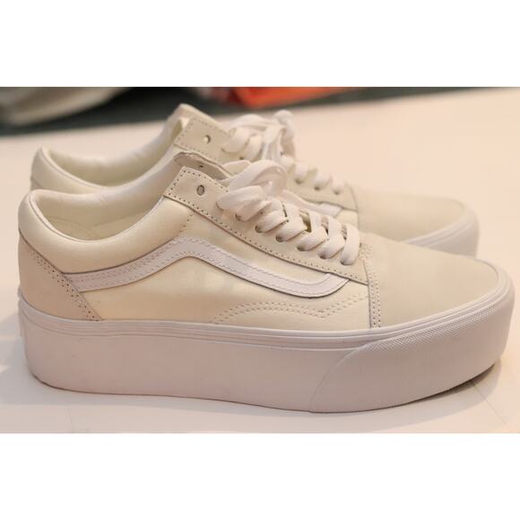 Vans Old Skool Platform Sneakers Sz 9 - Picture 1 of 10